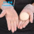 百舸 一次性PVC手套 食品耐油防静电无粉实验透明手套加厚 S码*50