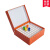 纸质冷冻盒81格 翻盖冻存盒 连盖81孔纸盒防水 放1.8ml/2ml管 1.5 红色