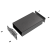 锢丰（GOF）J06一体式铝合金外壳电源控制器盒子铝型材仪表电源盒接线电源适配器壳体58*24 58x24x80【拉丝黑色】