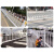 锦安行 JCH-JSH-600京式道路护栏市政护栏马路隔离栏人行道防撞围栏 一网一柱 高度0.6m 长3.08m 厚0.8mm