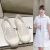 枫香谷大码护士鞋女41-43布鞋透气夏季凉鞋医护专用鞋软底 米白色 35
