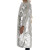 久臻 ZSF176 防火铝箔反穿围裙 1000度隔热耐高温辐射反穿衣 隔热铝箔反穿衣 