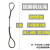 万尊 插编钢丝绳双扣手工编织吊装吊索具吊1.6吨Ф14-1米
