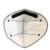 耐呗斯 NBS9526CP防焊接蒸汽口罩 KP95级别头带式无呼吸阀防尘防颗粒物折叠口罩 独立装 50只/盒【可定制】