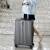袋鼠（KANGAROO）行李箱马卡龙色小清新拉杆箱男万向轮密码旅行箱子母箱三四件套箱 天蓝色拉链款 20寸