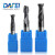 DAFEI50度2刃平底钨钢铣刀钨钢涂层键槽硬质合金铣刀CNC数控锣刀6.0*6*25*75