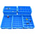 塑料零件周转长方形盒工具分类整理多格配件盒子分格收纳盒箱螺丝 600箱 新料