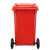 海斯迪克 HK-363 户外环卫垃圾桶 大号特厚桶 塑料分类垃圾箱 上海分类垃圾桶 红色有害垃圾 加厚120L