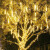 亿兆美 流星雨led灯太阳能户外LED防水彩灯闪灯串灯挂树上春节工程亮化装饰流水瀑布灯 白色 50厘米10根装太阳能款