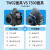 御舵日本防尘口罩TW02面罩防工业粉尘打磨灰煤矿工人口鼻子罩水泥 TW02SFU2K芯4只+200厚棉 均码