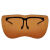 橙央定制适用电工焊工眼镜护眼自动变光防电焊烧电焊眼镜 茶色-护目镜 2个