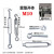 战舵花篮螺丝钢丝绳索镀锌花篮螺丝收紧器拉紧器紧绳器紧线器花兰螺栓 M10