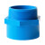 语塑 塑料给水管配件 蓝色塑料外丝直接 De32 一个价 定制