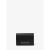 Michael Kors奢侈品潮牌 MK女士小号两色横纹logo皮革钱包时尚精美 BLACK/GREY NS