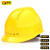 百舸 安全帽ABS材质工地工程工业建筑使用安全帽防砸抗冲击安全帽 欧式H型透气款 黄色