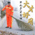 户外小竹扫把竹制工地大扫把环卫马路扫大街的家庭院子用加大扫帚 一体式3斤（1.8米）