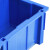 纳仕徳 C4# 加厚组立式零件盒 斜口螺丝收纳盒 货架整理箱 五金元件盒零件盒工具盒 蓝色390x250x150