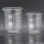 银玻璃量杯带刻度耐高温可加热实验室透明玻璃烧杯25/50/100l毫升 800毫升