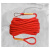 高空作业空调安装外机捆绑安全绳尼龙绳子耐磨电力工具吊绳保险绳 直径16毫米 30米 红色单钩圈