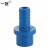 一靓PVC宝塔接头 水管配件水箱软管直接变径直通鱼缸上下水管塑料管件 蓝色插口外径20-宝塔外径12mm