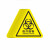 昊鹰 提示贴设备安全牌注意安全标识牌提示牌 工厂电力标识牌 医疗废物（10个装）20*20cm