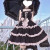 原创设计情动芭蕾JSK洛丽塔lolita打歌服洋装辣妹夏季吊带连衣裙 二段吊带裙 S