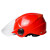 百利隆（Baililong）BLL360头盔 防砸防撞防冲击 ABS通用头盔 防雾PC镜片 EPP红1个