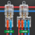 T型免破线快速接线端子并线神器电线分线连接线器快接头二进四出 1进1出(主线1.5-2.5）橙柄