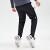 卡帕（Kappa）工装裤男梭织运动长裤休闲裤直筒卫裤K0B12AX87T 黑色-990 M