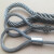 压制铝套合金钢压制吊索具 插编钢丝绳套锁拖拉车绳8101214mm粗 杏色 24毫米~3米压制