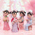 OQB北京纪念品 送孩子古风摆件文创玩偶格格小泥人娃娃古装人偶中国 琵琶(高约15.5cm)