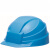 勋狸粑适用日本DIC IZANO 2安帽工地出差便携可折叠收纳伸缩轻便头盔 蓝色 通过GB2811认证
