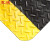 震迪车间警示地垫800*600*20防滑橡胶垫工业加厚脚垫可定制SD0200