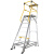 臻工品 铝合金平台梯人字梯登高梯理货梯需组装 FS13596 3.1m 单位：个