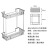 聚和联（JUHELIAN）浴室置物架SUS304不锈钢卫生间转角墙角淋浴间厕所三角架篮毛巾架 5252-1A方形双层砂光