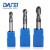 DAFEI50度2刃钨钢球刀硬质涂层CNC数控球型弧形R球刀合金铣刀R2.0*4*10*50