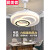 爱美者隐形风扇灯餐厅吊扇灯客厅卧室现代简约带灯一体吊灯北欧新款 48寸-七彩变光+变频遥控
