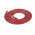 启宙 红色硅胶圆条 实心硅胶密封条 耐高温密封条橡胶条 O型条 一米价 φ6.5mm