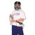 供气式喷漆防护面罩 自动防尘呼吸器 自动灰尘分离空气压缩面具 600全面具+空气干湿分离器套装