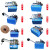 热缩套管切管机 小型pvc管硅管裁切机裁管机电线全自动切线机  定 蓝色MRD-100S高行程皮带定制型