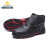 代尔塔 焊工劳保鞋无鞋带设计电焊用防砸耐热防刺穿耐高温 301355 黑色 40