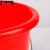 集华世 多功能红色手提加厚塑料水桶【21L无盖款】JHS-0175