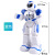 编程智能机器人玩具男女孩电动会唱歌跳舞走路早教礼物遥控机器人 蓝色