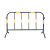 不锈钢铁马护栏围栏隔离栏市政移动公路施工镀锌交通道路安全设施 黄黑1200*1500