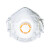 一护 KN95杯型带呼吸阀口罩 耳戴式防雾霾防颗粒物呼吸器口罩 6005V 10支(一盒) KN95