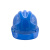 荣裕（Rongyu）建筑工地头盔电力工程防砸施工帽 抗冲击ABS塑料三筋款透气塑扣帽带安全帽 333T（蓝）