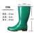 圣驰工业PVC雨鞋劳保橡胶鞋女式防滑水鞋  绿色40
