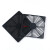三合一防尘网罩60 80 92 120 150MM轴流风机散热风扇塑料过滤网罩 150黑色