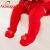 Akasugu婴儿红色袜子冬季周岁白天过年宝宝满月初生儿童本命年袜 2双装-自选-留言备注或转告客服 均码适合0-3岁
