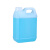 罗德力 方扁桶 工业加厚塑料机油消毒剂密封桶 5L 半透明色 3个/组(1组价)
